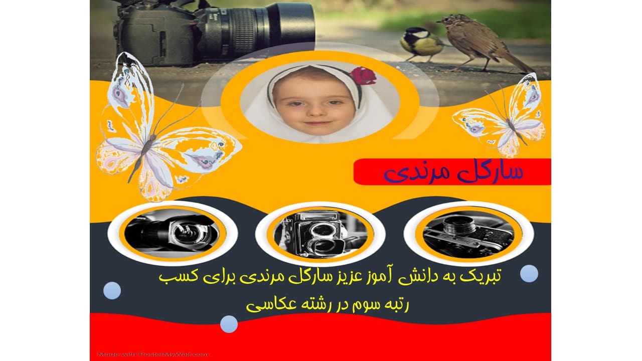 کسب رتبه سوم در رشته عکاسی در سال تحصیلی 1400-1399